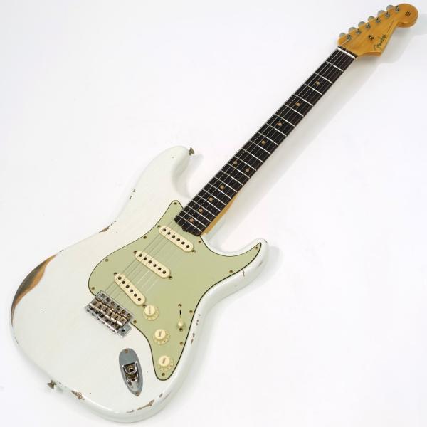 ストラトキャスター　レリック Fender Custom Shop 1962 Stratocaster Relic Aged Olympic White