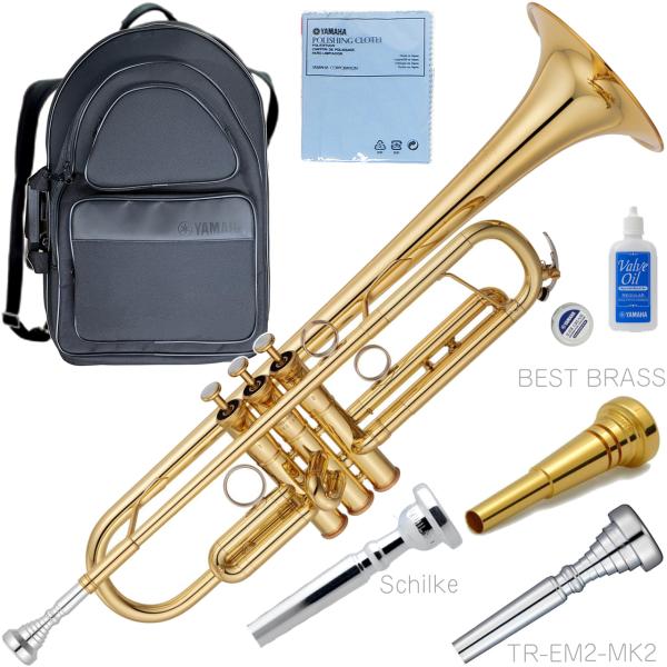 YAMAHA ヤマハ 5年保証対象 YTR-8330EM エリック ミヤシロ トランペット ラッカー B♭ 管楽器 追加マウスピース BEST BRASS Schilke セットJ　北海道 沖縄 離島不可