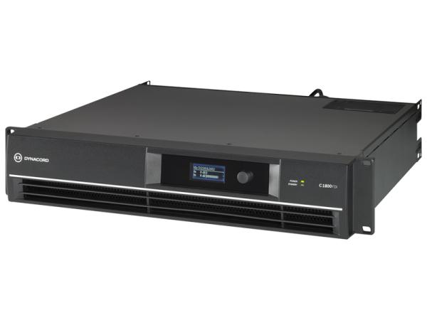 DYNACORD ダイナコード C1800FDi DSP搭載 固定設備向け パワーアンプ 480W+480W (8Ω) /ハインピーダンス 1250W (70V)