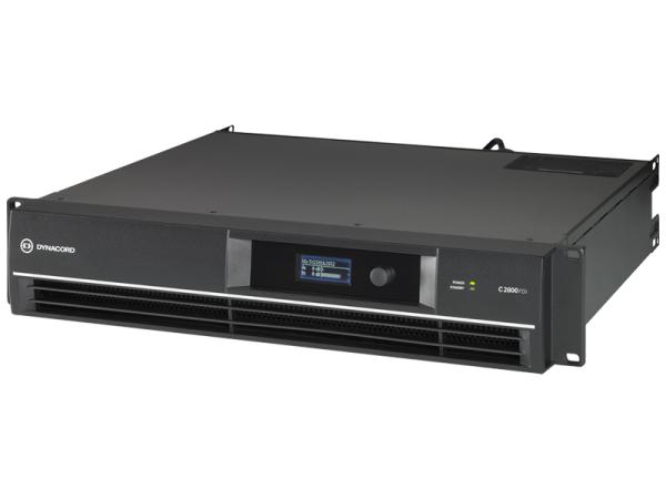 DYNACORD ダイナコード C2800FDi DSP搭載 固定設備向け パワーアンプ 700W+700W (8Ω) /ハインピーダンス 2500W (100V)