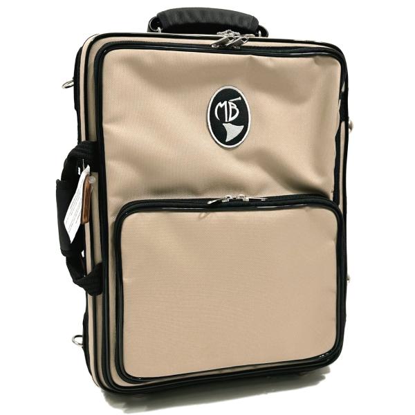 Marcus Bonna マーカスボナ MB02CL2 BG クラリネット ダブル ケース B♭管 E♭管 2本 ベージュ ナイロン リュック セミハード clarinet case　以下対応不可 北海道 沖縄 離島