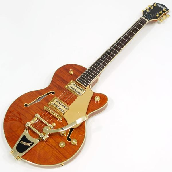 GRETSCH グレッチ Electromatic LTD Flame Okoume Broadkaster Jr. Single Roundup Orange 限定 エレマチ ブロードキャスター セミアコ