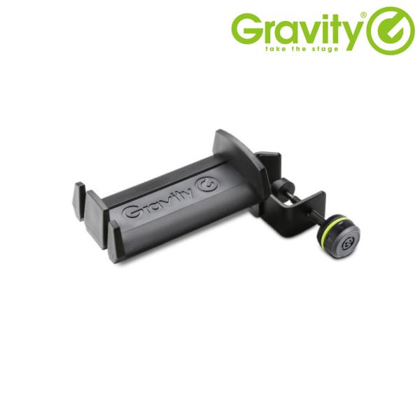 Gravity グラビティー GHPHMS01B ◆  マイクスタンド用モニターヘッドホンハンガー ブラック 