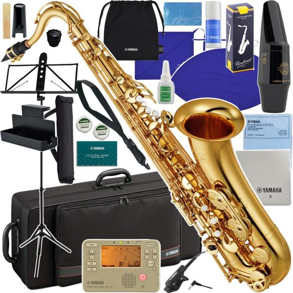 YAMAHA ヤマハ 5年保証対象 YTS-380 テナーサックス ラッカー ゴールド セルマーマウスピース S80 セットQ　以下は対応不可　北海道 沖縄 離島 代引き