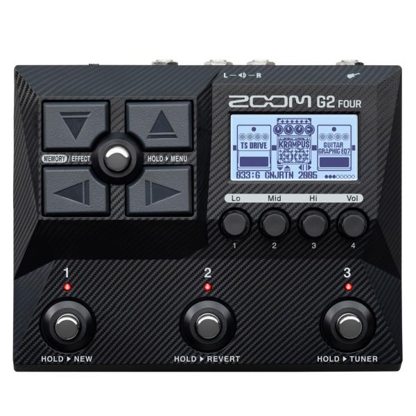 ZOOM ズーム G2 FOUR エフェクター ギター マルチエフェクター ズーム 宅録 レコーディング 練習 ライブ 軽音