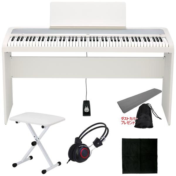 KORG コルグ B2+ WHITE 専用スタンド＆ベンチ セット