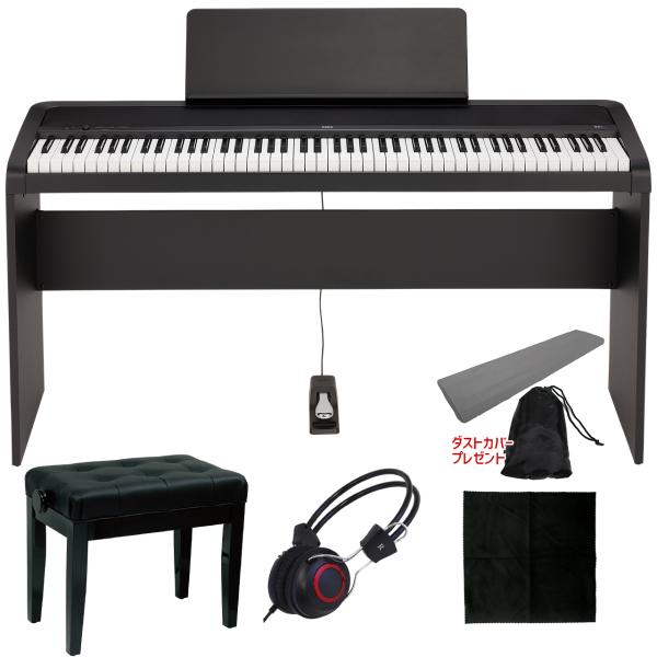KORG コルグ B2+ BLACK 専用スタンド＆高低自在椅子 セット