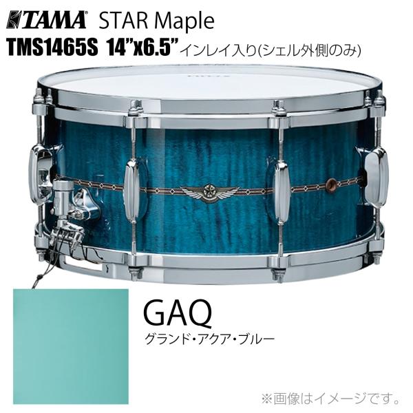 TAMA タマ STAR Maple TMS1465S GAQ インレイ入り（シェル外側のみ） ドラム スネア