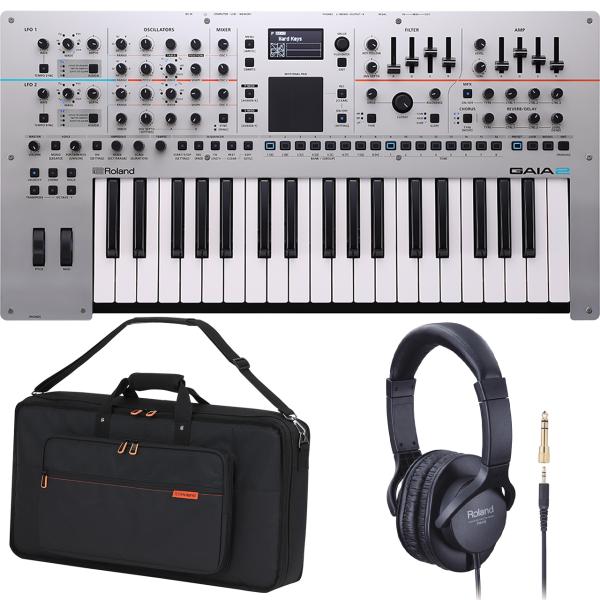 Roland ローランド GAIA 2 純正ケース&ヘッドフォンセット シンセサイザー バーチャル・アナログ・エンジン ウェーブテーブル
