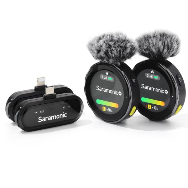 Saramonic サラモニック Blink Me U2 ◆ ワイヤレスマイクロホン 2.4GHzスマートタッチスクリーン