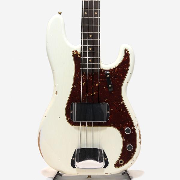 Fender Custom Shop 1960 Precision Bass Relic / Super Faded Aged Olympic White 