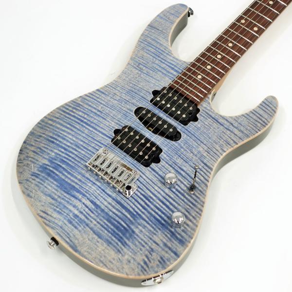 Suhr サー Modern Plus Trans Blue Denim Roasted Maple MADE IN