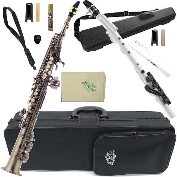 J Michael Jマイケル 3年保証 SP-820GM ソプラノサックス ガンメタリック デタッチャブル ストレート soprano sax セットG　北海道 沖縄 離島 代引き 同梱不可