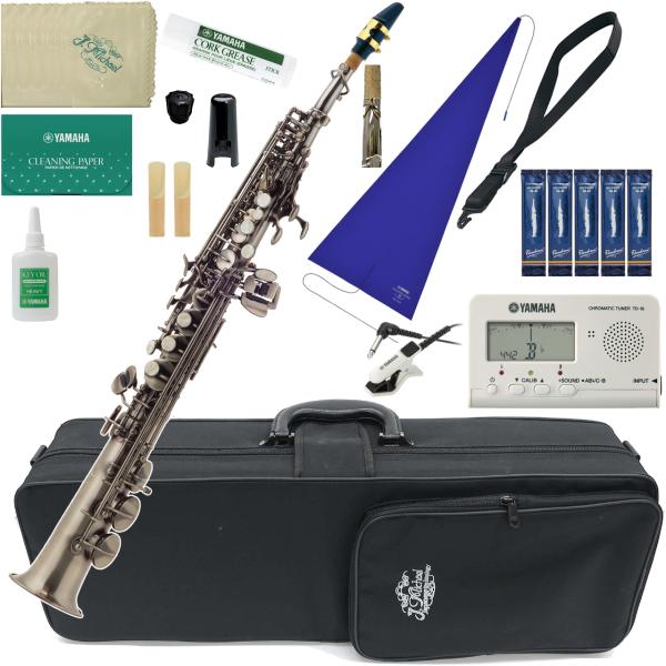J Michael Jマイケル 3年保証 SP-820GM ソプラノサックス ガンメタリック デタッチャブル ストレート soprano sax セットH　北海道 沖縄 離島 代引き 同梱不可