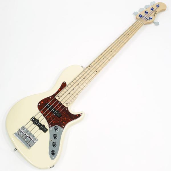 Sadowsky ML24 SV5 Vintage Single Cut Bass Ash  Olympic White High Polish  特価品  ドイツ製 サドウスキー 5弦ベース