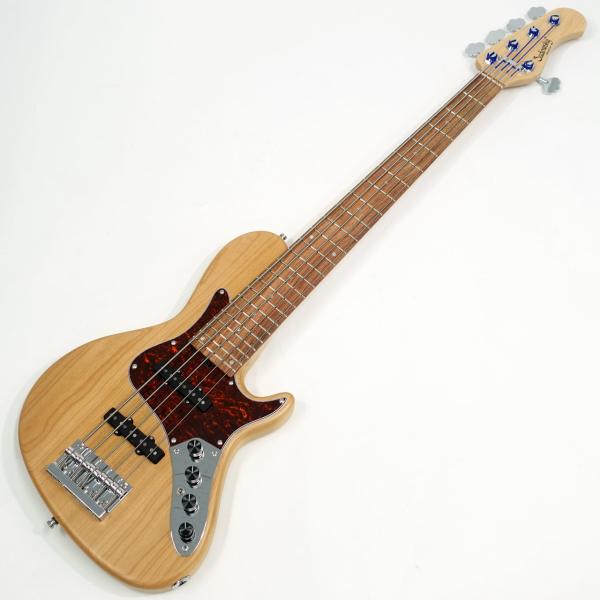 Sadowsky ML24 SV5 Vintage Single Cut Bass Alder Natural Transparent Satin  特価品  ドイツ製 サドウスキー 5弦ベース