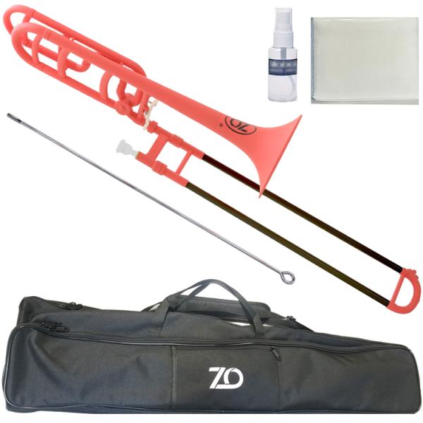 ZO ゼットオー TB-14 ピンク テナーバストロンボーン アウトレット 太管  プラスチック Tenor bass trombone pink セットB　北海道 沖縄 離島不可