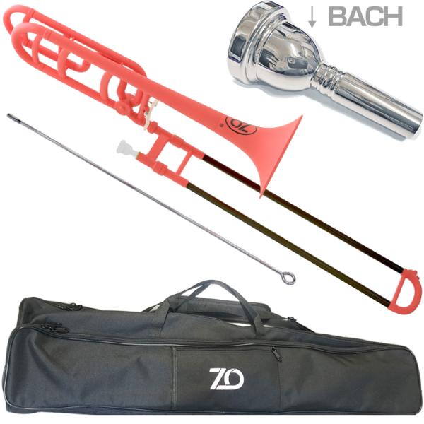 ZO ゼットオー TB-14 ピンク テナーバストロンボーン アウトレット 太管  プラスチック Tenor bass trombone pink セットC　北海道 沖縄 離島不可