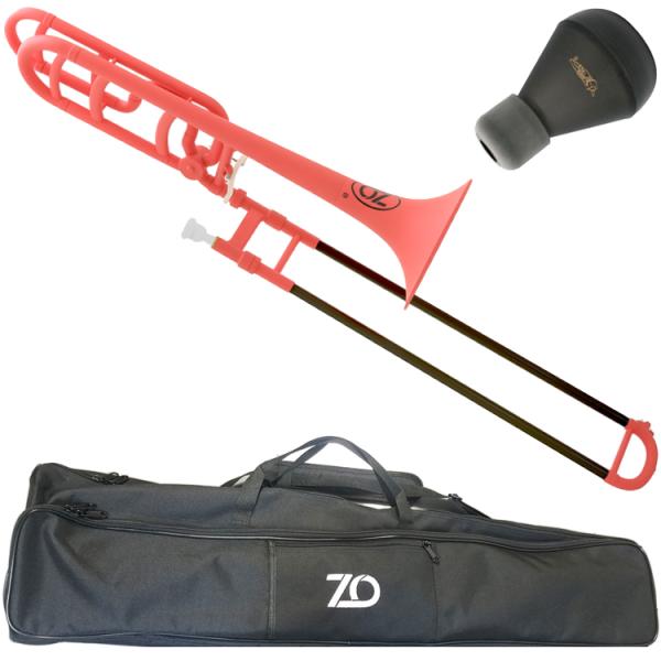ZO ゼットオー TB-14 ピンク テナーバストロンボーン アウトレット 太管  プラスチック Tenor bass trombone pink セットA　北海道 沖縄 離島不可