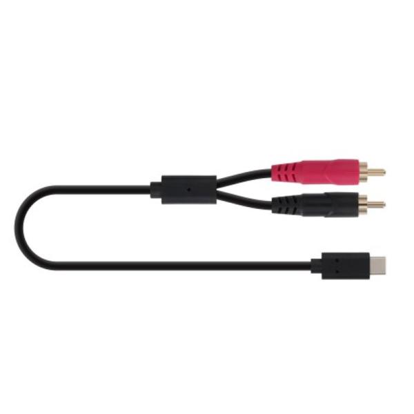 JEUME ジューム CYR/2.0 ◆ USB TYPE-C オーディオ出力ケーブル 2m (USB CからRCAピンプラグ L/Rへ)