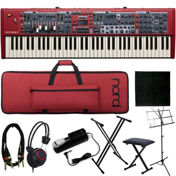 NORD CLAVIA Nord Stage 4 Compact ライブセット ステージキーボード 73鍵盤