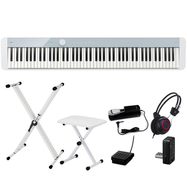 CASIO カシオ ［台数限定生産］ 電子ピアノ PX-S1100 CB Calm Blue 簡易練習セット カームブルー