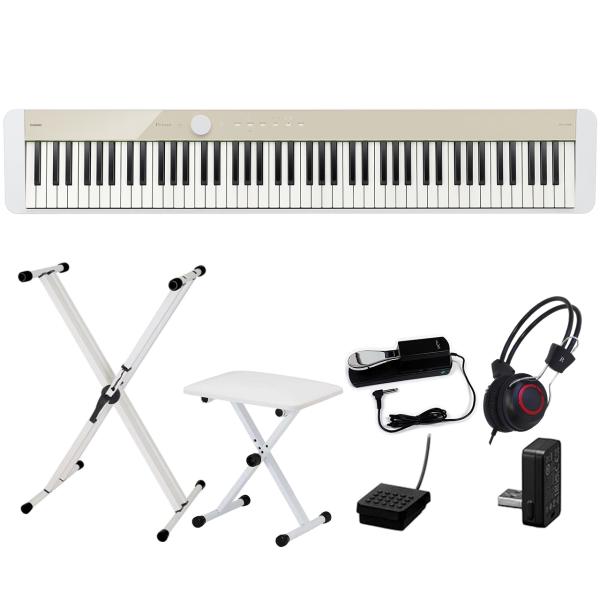 CASIO カシオ ［台数限定生産］ 電子ピアノ PX-S1100 MB Mellow Beige 簡易練習セット メローベージュ