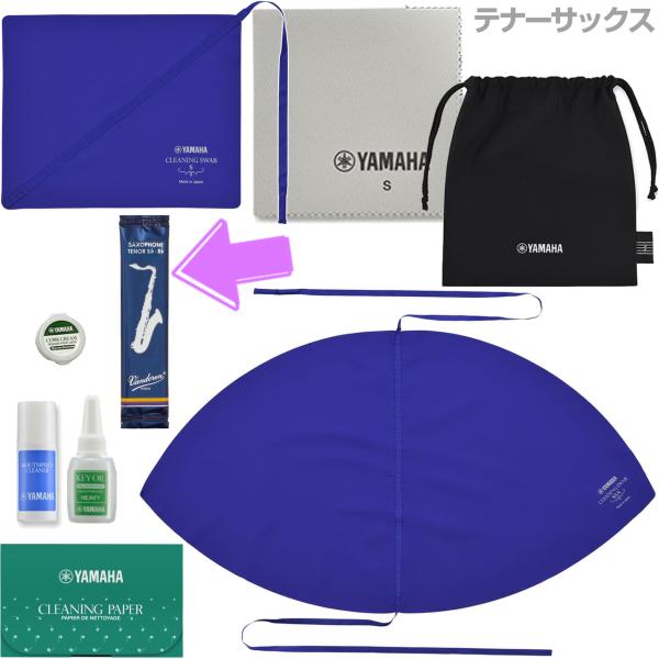 YAMAHA ヤマハ KOSSAX6 サックス お手入れセット 楽器 テナーサックス Vandoren トラディショナル リード 3.0 セットE　以下対応不可 北海道 沖縄 離島 代引き