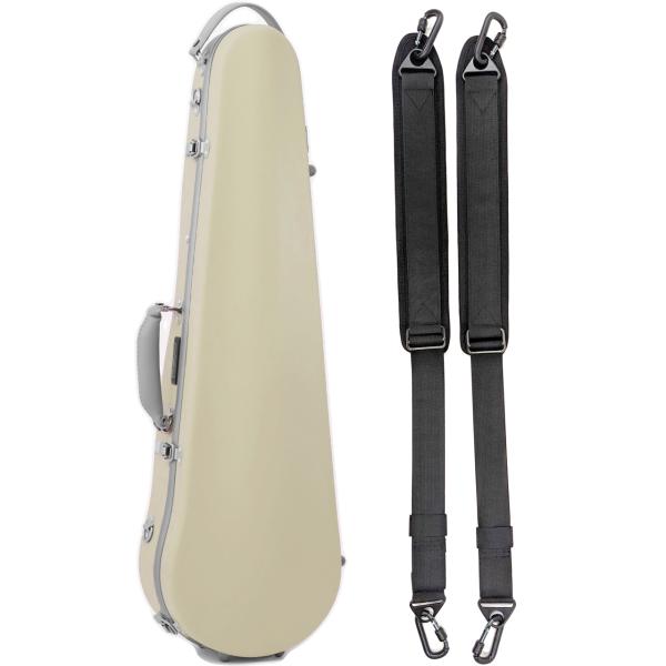 Carbon Mac カーボンマック CFV-2S S-MWH GL サテン ミルキーホワイト バイオリン ケース グレーライン 4/4 ハードケース　北海道 沖縄 離島 同梱 代引き不可