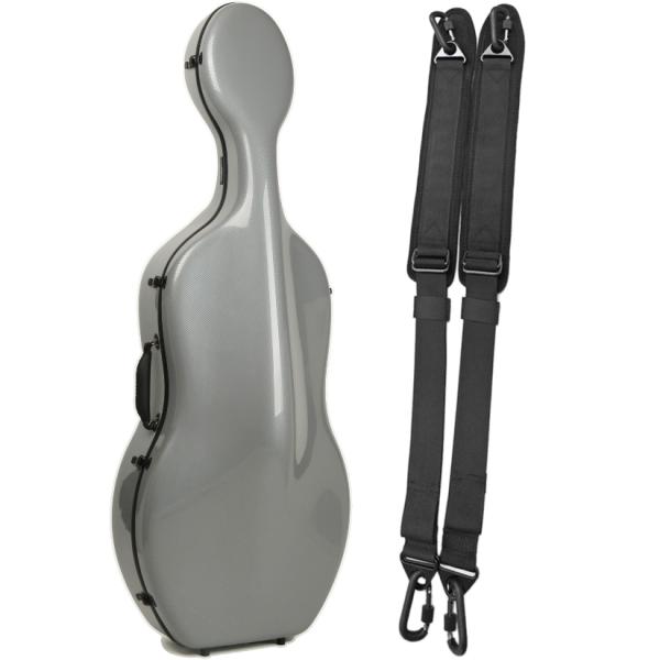 Carbon Mac カーボンマック CFC-3 チェロ ケース ライトグレー GRY ハードケース 4/4 リュック 水色 cello cases mint green 　北海道 沖縄 離島 代引き 同梱不可