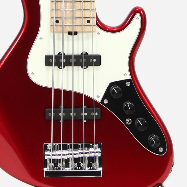 Sadowsky ML24 SV5 Vintage Single Cut Bass Ash Candy Apple Red High
