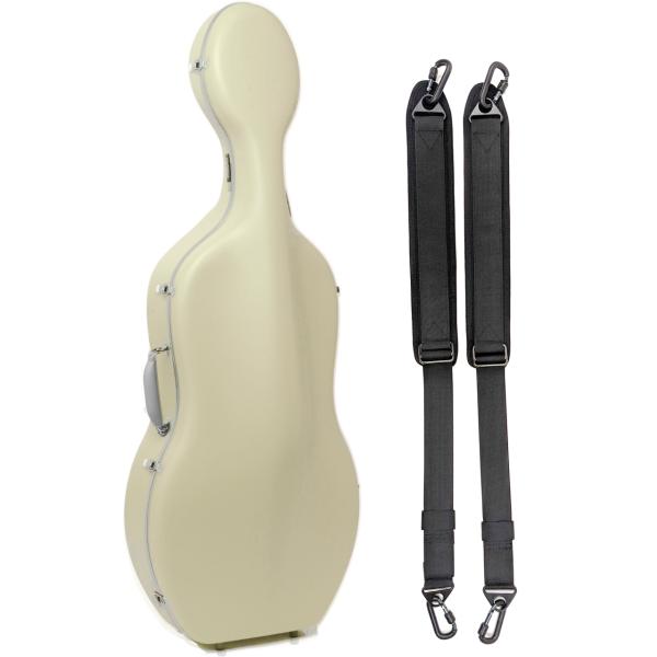 Carbon Mac カーボンマック CFC-2S S-MWH GL サテン ミルキーホワイト グレーライン チェロ ケース リュック cello cases satin　北海道 沖縄 離島 代引き 同梱不可