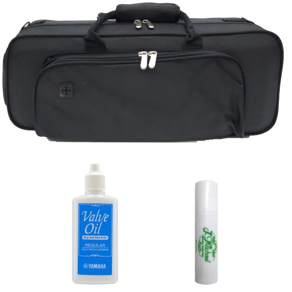 J Michael Jマイケル TRC-501 トランペット セミハードケース リュック B♭ Trumpet お手入れ セットV　以下対応不可 北海道 沖縄 離島 代引き 同梱