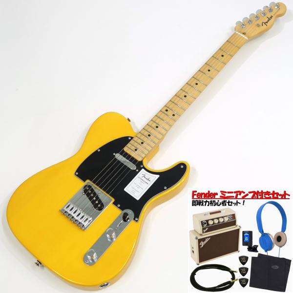 Fender フェンダー Standard Telecaster MN / Butterscotch Blonde + Fender Mini Tone Master 初心者セット 