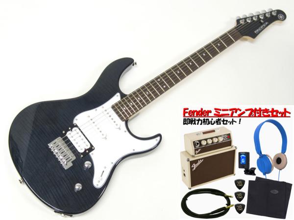 YAMAHA ヤマハ PACIFICA212VFM TBL + Fender Mini Tone Master 初心者セット 
