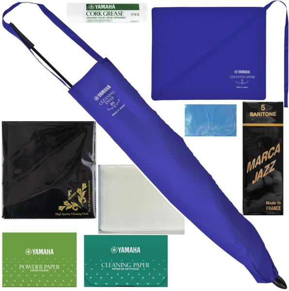YAMAHA ヤマハ バリトンサックス お手入れセット スワブ CLSBS3 CLSS3 クリーニングペーパー CP3 baritone saxophone MARCAリードセット　北海道 沖縄 離島不可