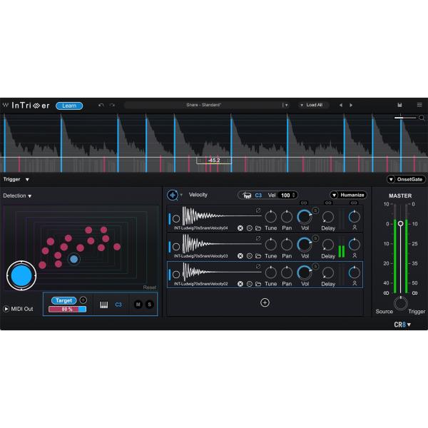 WAVES ウェイブス InTrigger Drum Replacer ドラム リプレイスメント プラグイン DTM DAW