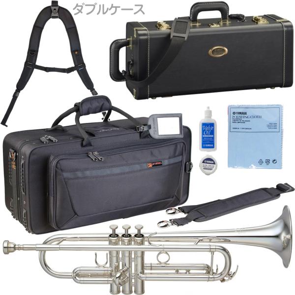 YAMAHA ヤマハ 5年保証サポート対象 YTR-850S トランペット B♭ 銀メッキ シルバー カスタム ダブルケースセットM　以下対応不可 北海道 沖縄 離島 代引き