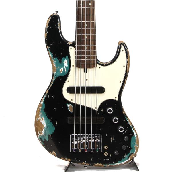 ベース Xotic xj-1t 5st Xotic エキゾチック XJ-1T 5ST Black over Sherwood Green Heavy Aged