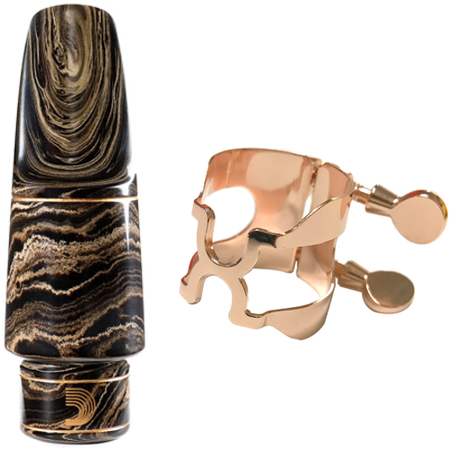 D'Addario Woodwinds ダダリオ ウッドウィンズ MJS-D5M-MB セレクトジャズ マーブル アルトサックス マウスピース Jazz Select alto saxophone ハリソン セットA　北海道 沖縄 離島不可