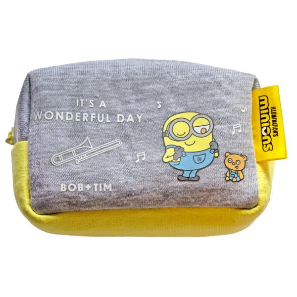  MTB ミニオン Bob+Tim マウスピースポーチ トロンボーン スウェットポーチ マウスピースホルダー Minions　以下対応不可　北海道 沖縄 離島