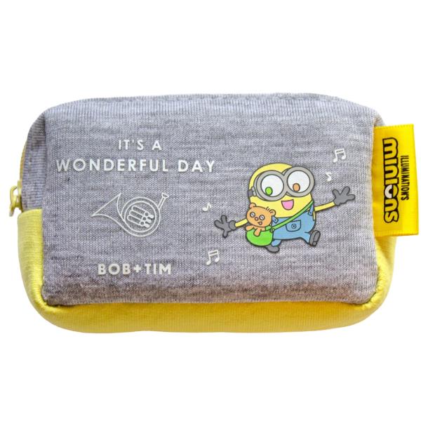  MFH ミニオン Bob+Tim マウスピースポーチ フレンチホルン スウェットポーチ マウスピースホルダー Minions　以下対応不可　北海道 沖縄 離島