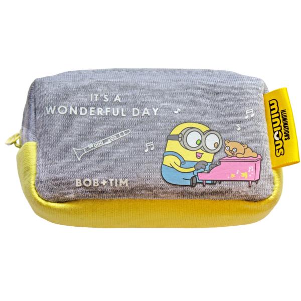  MCL ミニオン Bob+Tim マウスピースポーチ クラリネット スウェットポーチ マウスピースホルダー Minions　以下対応不可　北海道 沖縄 離島