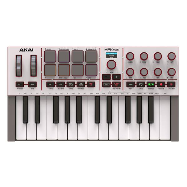AKAI professional アカイ プロフェッショナル MPK Mini IV Grey MIDI キーボード コントローラー 25鍵盤 DTM DAW グレイ