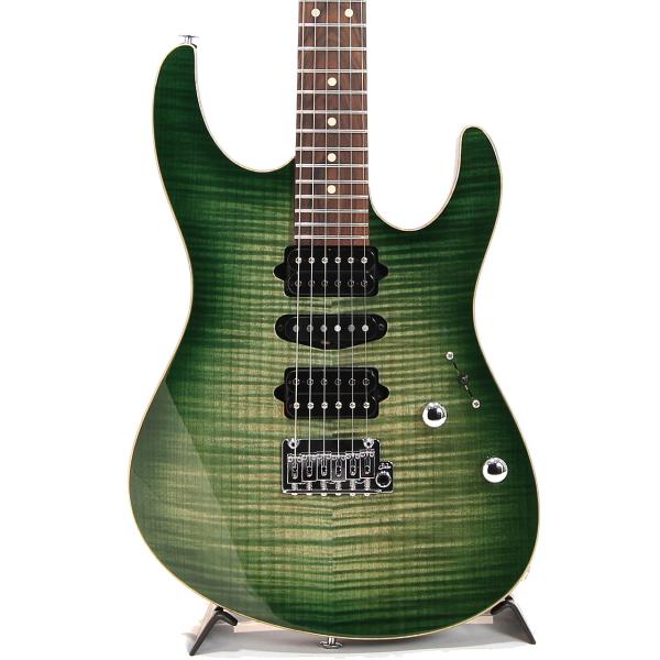 Suhr サー JE-Line Modern Plus MH Faded Trans Green Burst サー モダン・プラス