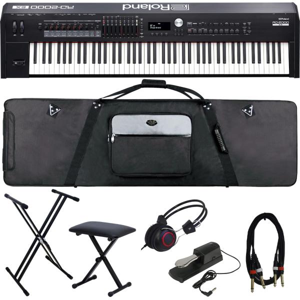 Roland ローランド RD-2000 EX 簡易ライブセット ピアノ演奏セット ステージピアノ 電子ピアノ STAGE PIANO 88鍵盤