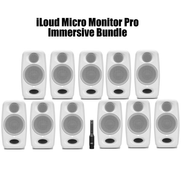 IK Multimedia アイケーマルチメディア iLoud Micro Monitor Pro White - Immersive Bundle モニター スピーカー  DTM DAW ホワイト
