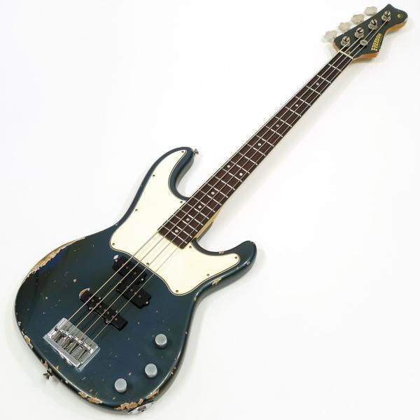 Freedom Custom Guitar Research O.S.Blowzer 4st PJ Dark Lake Placid Blue w/Played Finish