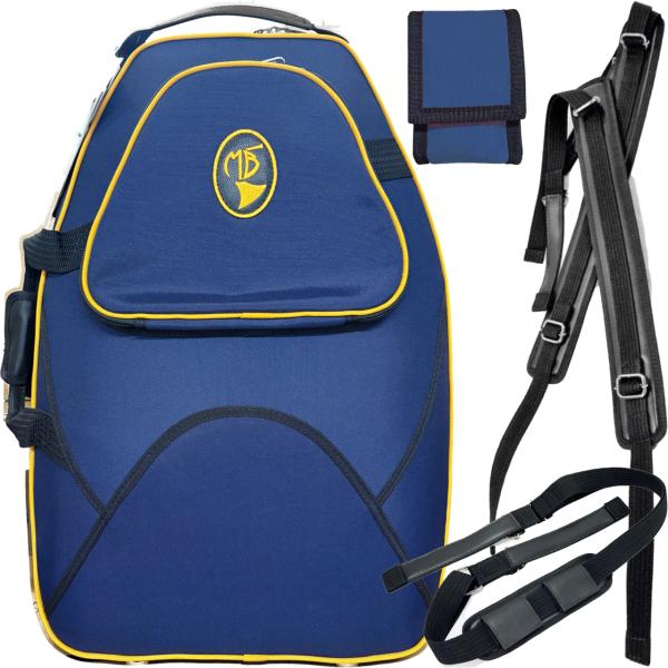 Marcus Bonna マーカスボナ MB5stH BL デタッチャブル ホルン ケース ブルー イエロー  ベルカット ハイコンパクト 特注カラー　以下対応不可 北海道 沖縄 離島 代引き
