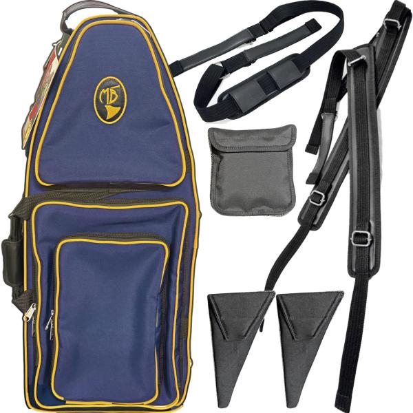 Marcus Bonna マーカスボナ MBFG BL ファゴット ケース 4ピース ブルー イエロー リュック セミハードケース bassoon case 特注カラー　以下対応不可 北海道 沖縄 離島 代引き